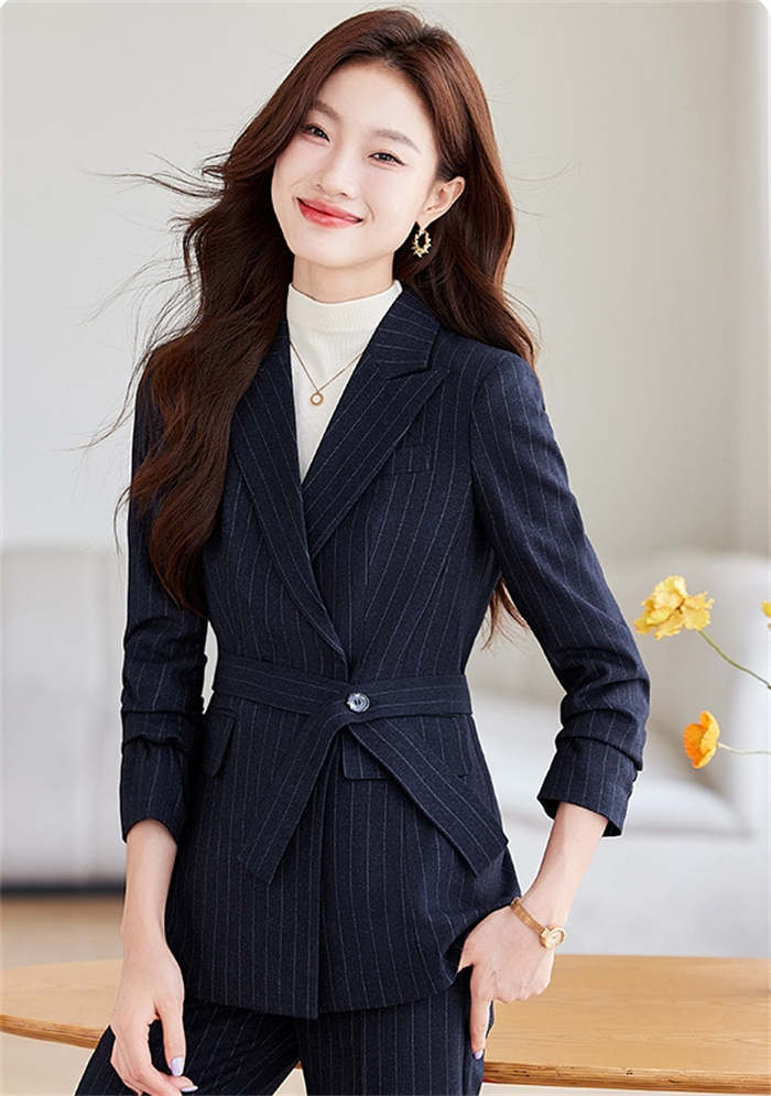 セットアップ レディース パンツスーツ 春 秋 セレモニースーツ ジャケット パンツ 2点セット 無地 スーツ ストライプ柄 女性 オフィス 着回し キレイめ 入学式 大人 おしゃれ 大きいサイズ フ