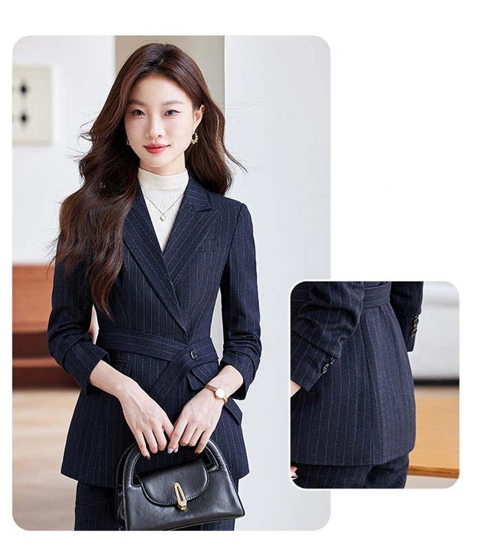 セットアップ レディース パンツスーツ 春 秋 セレモニースーツ ジャケット パンツ 2点セット 無地 スーツ ストライプ柄 女性 オフィス 着回し キレイめ 入学式 大人 おしゃれ 大きいサイズ フ