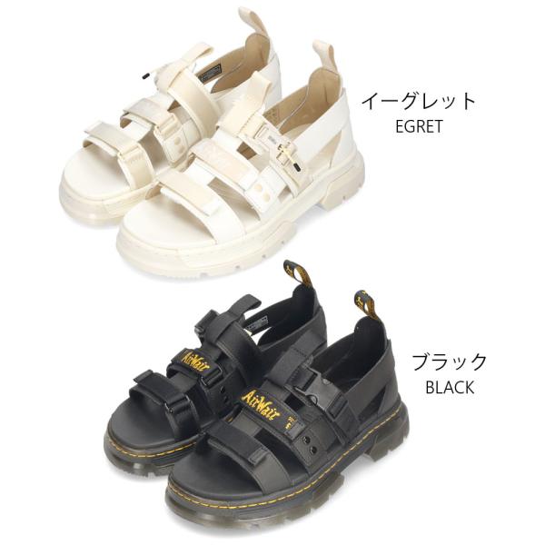 ドクターマーチン サンダル メンズ レディース PEARSON ペアソン 31574001 31576112 スポーツサンダル 黒 白 ホワイト ストラップ Dr.Martens