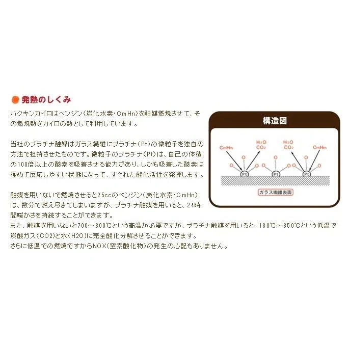 ハクキンウォーマー スタンダード 2個セット HAKKIN カイロ 燃料式 ハクキンウォーマー スタンダード 2個セット HAKKIN カイロ 燃料式