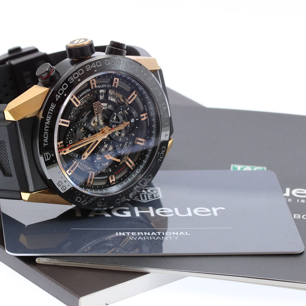 タグホイヤー TAG HEUER CAR2A5A カレラ デイト クロノグラフ 自動巻き メンズ 良品 保証書付き_897240【中古】