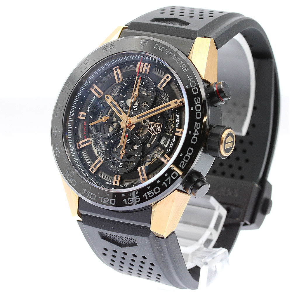 タグホイヤー TAG HEUER CAR2A5A カレラ デイト クロノグラフ 自動巻き メンズ 良品 保証書付き_897240【中古】