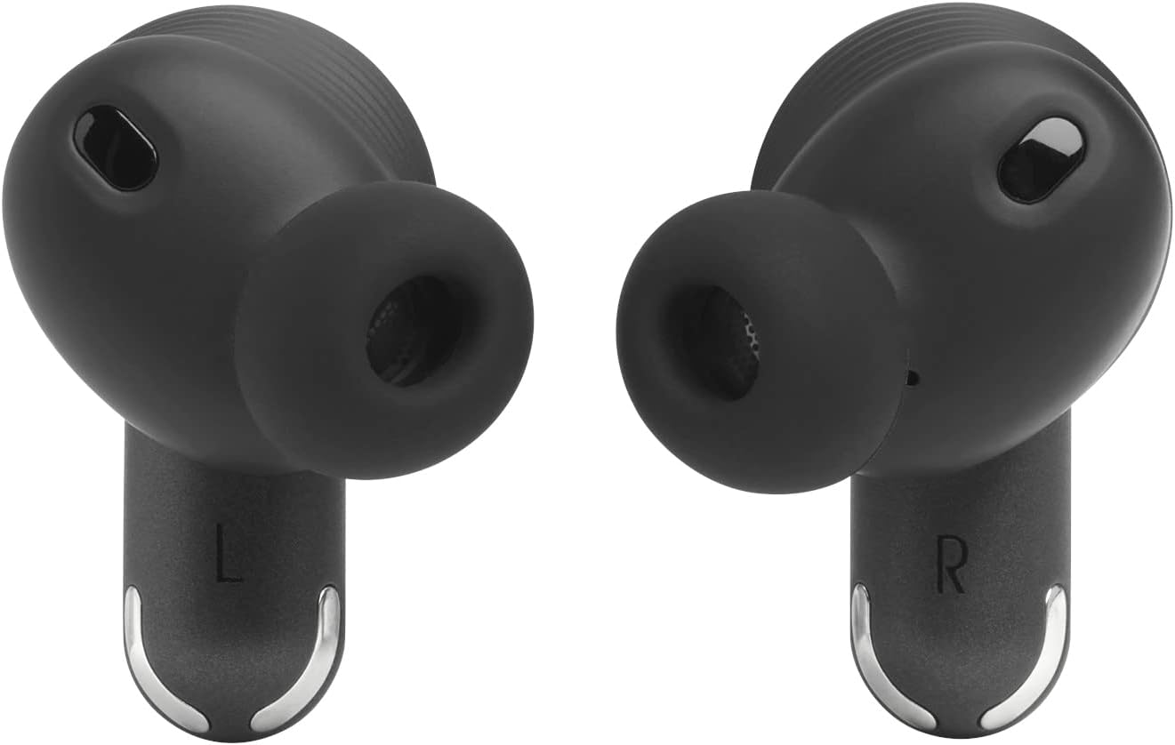 ワイヤレスイヤホン bluetooth ハイブリッド ノイズキャンセリング/マルチポイント/IPX5/ワイヤレス充電対応/スマートタッチディスプレイ搭載/ブラック/JBLTOURPRO2BLK 小