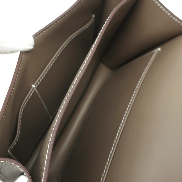 エルメス HERMES ショルダーバッグ コンスタンス3 ミニ ミロワール ヴォーエプソン エトゥープ ローズゴールド金具 新品 未使用 グレージュ PG金具 W刻印（2024年製） 【箱】【中古】