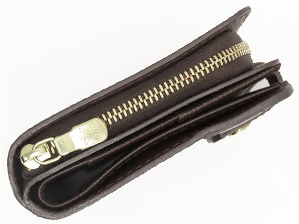 未使用ルイヴィトンダミエコンパクトジップファスナー付き二つ折り財布ダークブラウンN61668 未使用ルイヴィトンダミエコンパクトジップファスナー付き二つ折り財布ダークブラウンN61668