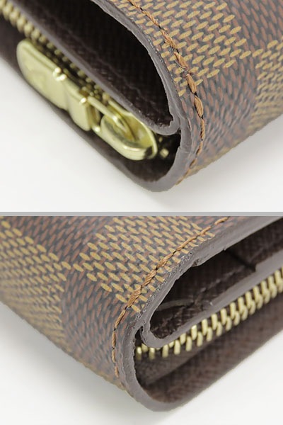 未使用ルイヴィトンダミエコンパクトジップファスナー付き二つ折り財布ダークブラウンN61668 未使用ルイヴィトンダミエコンパクトジップファスナー付き二つ折り財布ダークブラウンN61668