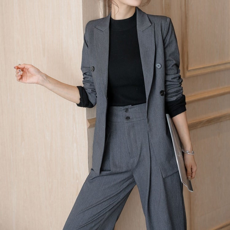 セットアップ ジャケット 上着 スーツ ワイドパンツ ビッグシルエット レトロ マニッシュ ワンタック 袖あり 長袖 上下セット 2点セット ツーピース 大人可愛い きれいめ シンプル lsu0069 セットアップ ジャケット 上着 スーツ ワイドパンツ ビッグシルエット レトロ マニッシュ ワンタック 袖あり 長袖 上下セット 2点セット ツーピース 大人可愛い きれいめ シンプル lsu0069