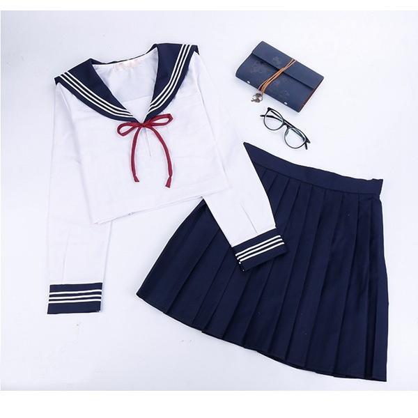 【即納】セーラー服シャツ フリルスカート 制服セット長袖/半袖 学生服制服 スクールウェア 卒業式 入学式スーツ コスチューム パーティグッズ 【即納】セーラー服シャツ フリルスカート 制服セット長袖/半袖 学生服制服 スクールウェア 卒業式 入学式スーツ コスチューム パーティグッズ