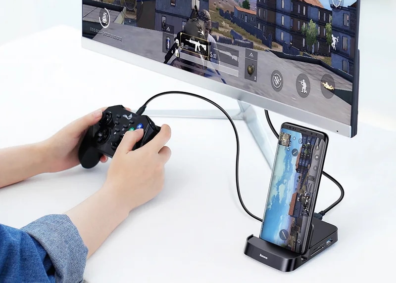 納期21日Baseus-USBタイプCハブドックステーション,Hdmi互換,dexステーション,Samsung S20,note 20,huawei p40,mate 30