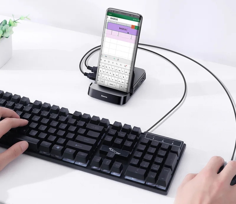 納期21日Baseus-USBタイプCハブドックステーション,Hdmi互換,dexステーション,Samsung S20,note 20,huawei p40,mate 30