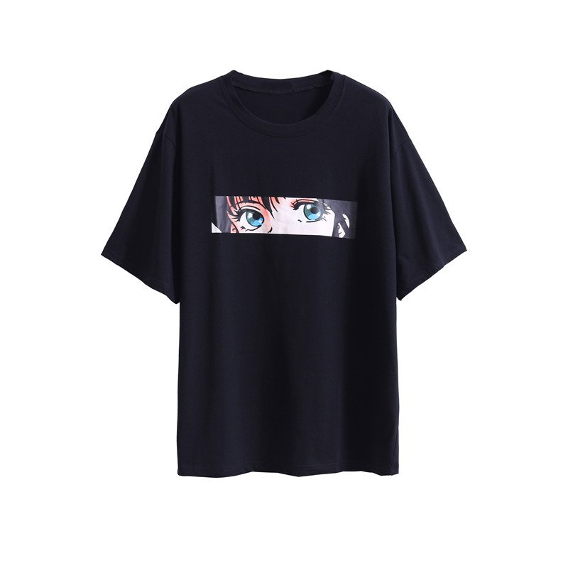 Tシャツ レディース 半袖 夏 ゆるい Bf風 韓国ファッション トップス ランキング22 可愛い 暗黒系 原宿系