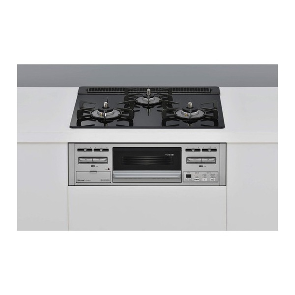 RS31M5T1RVW-LP スタンダード [ビルトインガスコンロ(プロパンガス用両側強火タイプ3口60cm)]