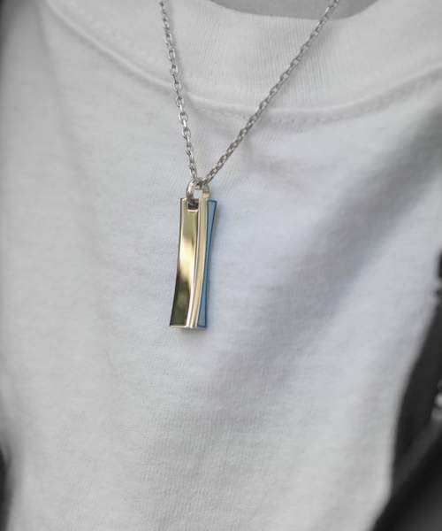 ネックレス メンズ カーブドプレート サージカルステンレス LH-03NE0125 【ネコポス】 ネックレス メンズ カーブドプレート サージカルステンレス LH-03NE0125 【ネコポス】