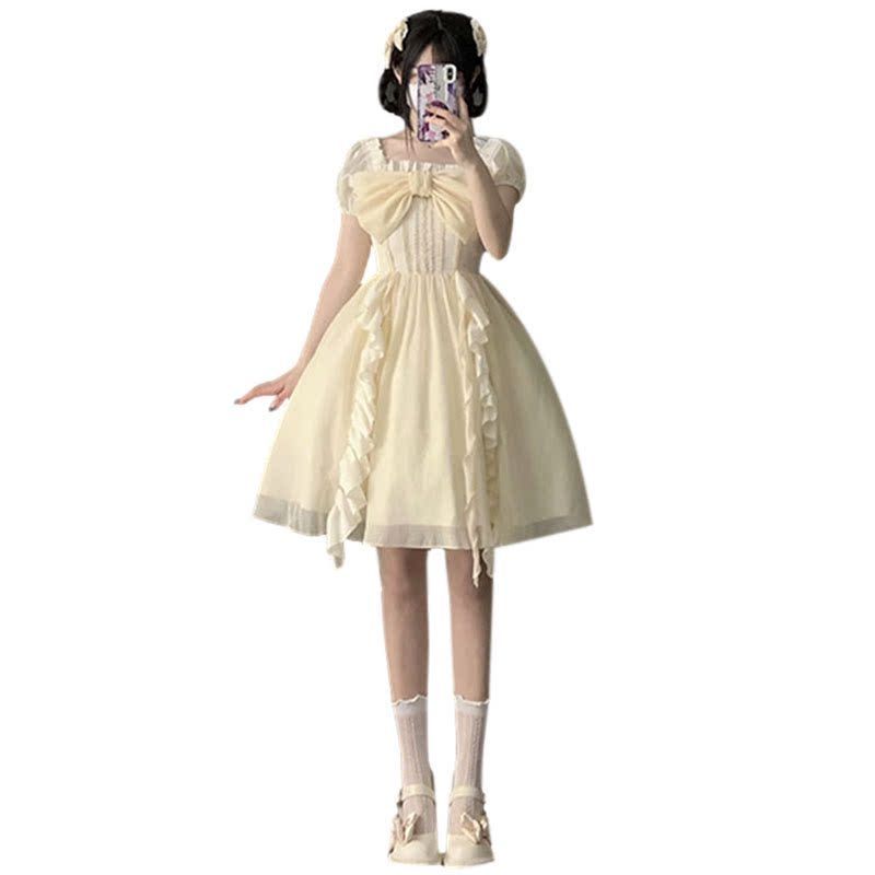 ベイビー　リボン付きロリータスカート 楽天市場】ロリータスカート 甘ロリ チェック柄 グリーン