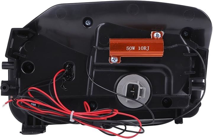 トヨタ 用 プリウス ZVW30系 後期 デイライト LED ファイバー 搭載 フロント バンパー ウインカー 左右セット ホワイト アンバー 各種 汎用 社外品(スモークレンズ)