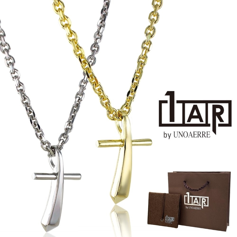 正規品 ショッパー付き 1AR by UNOAERRE 真鍮 ペアネックレス お揃い ペア クロスネックレス アズキチェーン ペンダント ゴールド ホワイトシルバー シンプル おしゃれ プレゼント ギ 正規品 ショッパー付き 1AR by UNOAERRE 真鍮 ペアネックレス お揃い ペア クロスネックレス アズキチェーン ペンダント ゴールド ホワイトシルバー シンプル おしゃれ プレゼント ギ