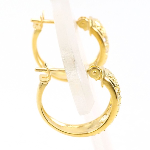 K18 18金 YG イエローゴールド ピアス ダイヤ 0.10×2 ジュエリー 中古 K18 18金 YG イエローゴールド ピアス ダイヤ 0.10×2 ジュエリー 中古