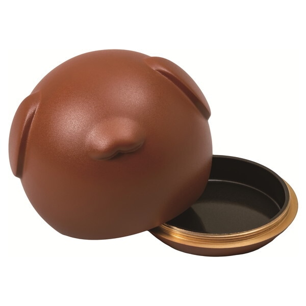 フォフォ 大 ブラウン ミニ骨壺 フォフォ 大 ブラウン ミニ骨壺