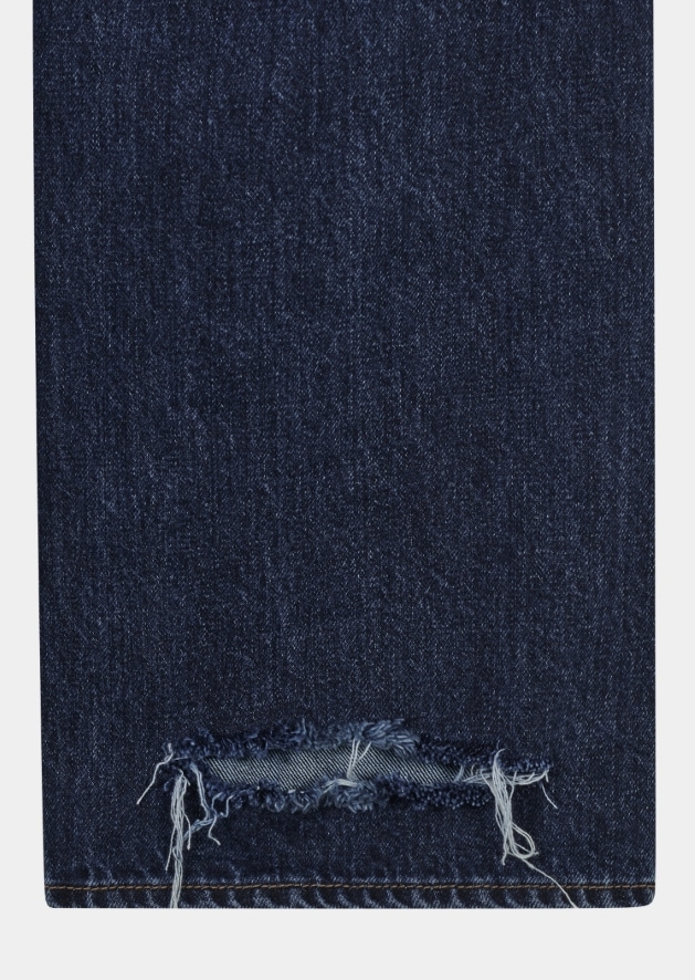 【MAISON MINED】 DAMAGE DART SEMI WIDE DENIM PANTS 【MAISON MINED】 DAMAGE DART SEMI WIDE DENIM PANTS