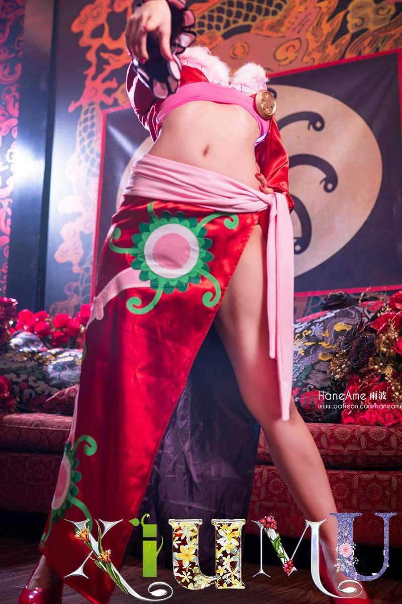 コスプレ衣装 ONE PIECE（ワンピース）ボアハンコック（海賊女帝）風 華麗版 マント付き セ