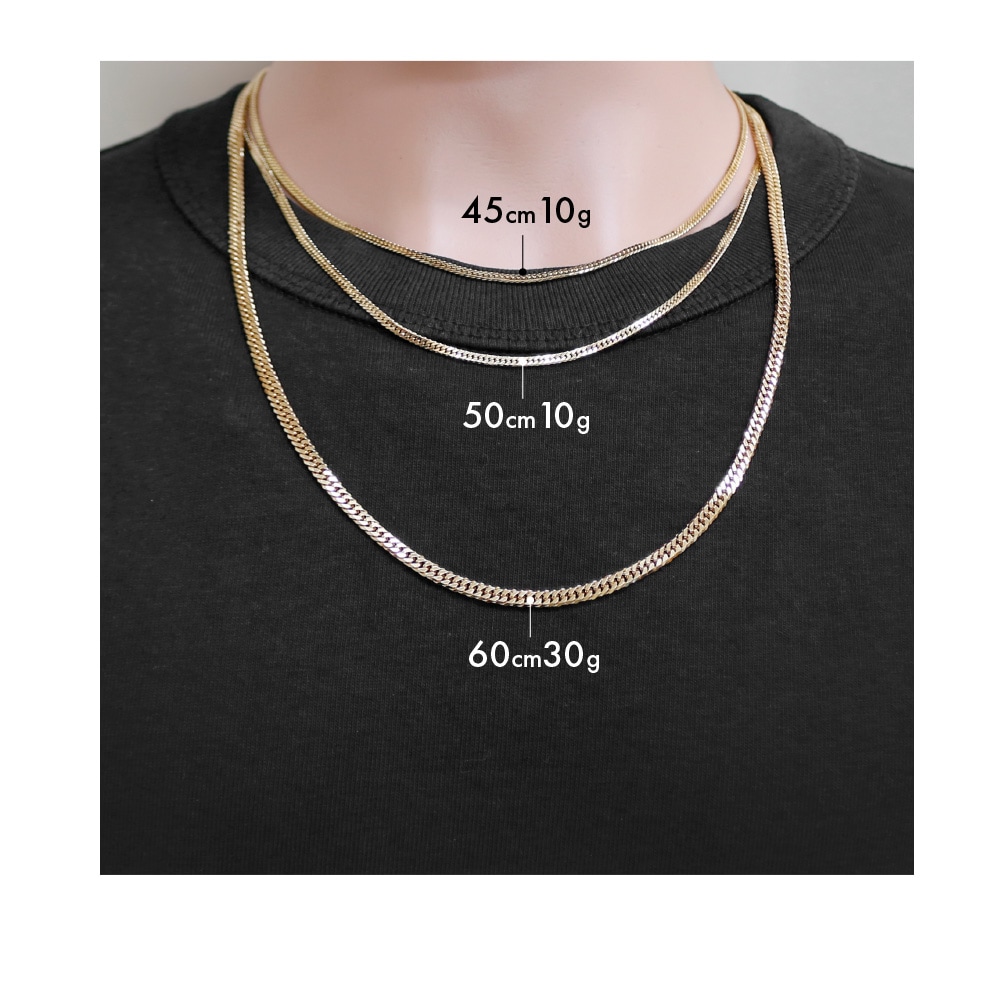 喜平 ネックレス 約14g 12面トリプル 12DCT 60cm 留め具中折れ式 ネックレス 18金 K18ゴールド ホールマーク刻印 新品配達転送不可