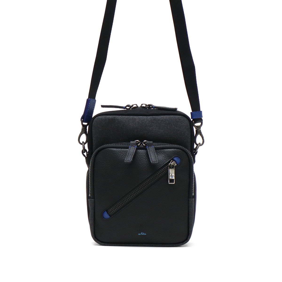 ショルダーバッグ メンズ ブランド 斜めがけ かっこいい 大人 軽量 小さめ 縦型 本革 革 バッグ ポリエステル ナイロン 斜めがけバッグ A5 撥水 日本製 男性 ラナ 557101