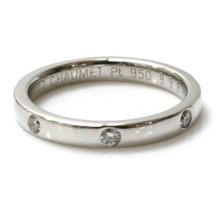 Chaumet ショーメ Pt950プラチナ エターナル リボンマリッジ 7PD リング・指輪 ダイヤモンド 7号 47 3.5g レディース 中古 美品 Chaumet ショーメ Pt950プラチナ エターナル リボンマリッジ 7PD リング・指輪 ダイヤモンド 7号 47 3.5g レディース 中古 美品