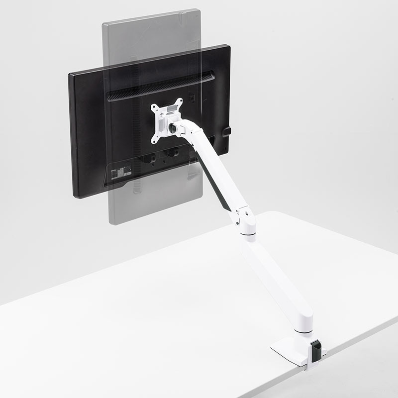 水平垂直多関節液晶モニターアーム ホワイト CR-LA1301WN2