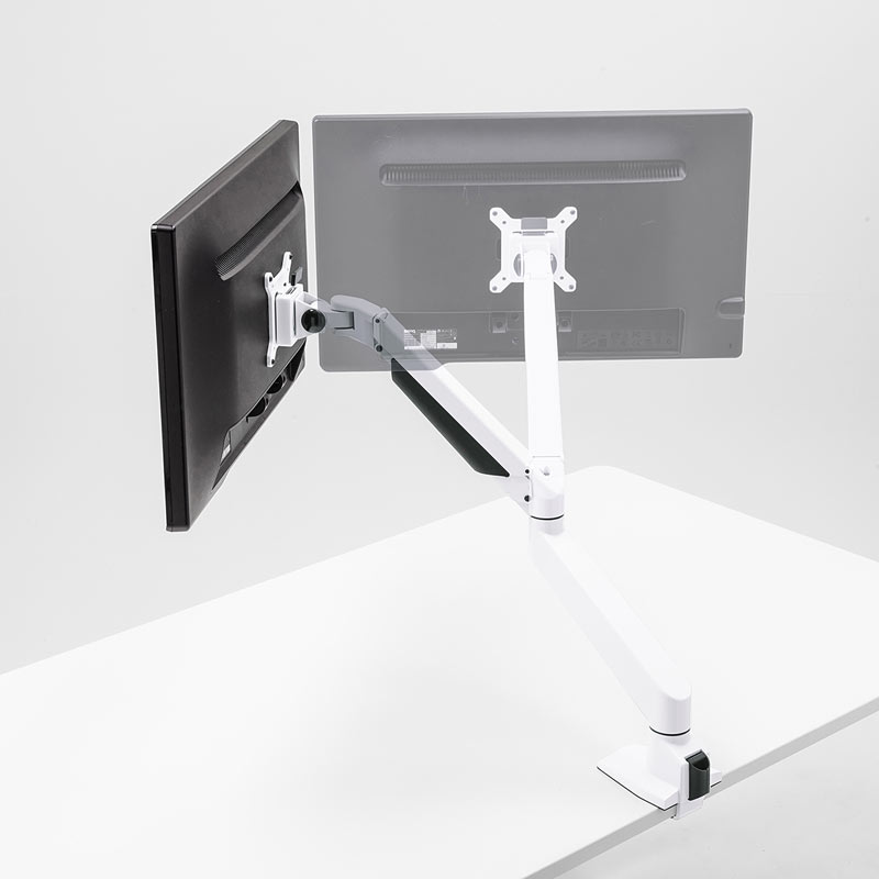 水平垂直多関節液晶モニターアーム ホワイト CR-LA1301WN2