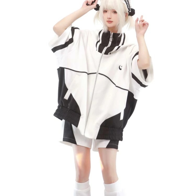 水色 地雷系 サブカル ジャージ 2点セット 半袖 パーカー ジャケット ブルゾン ハーフパンツ 原宿系 上下セット 地雷系 服 サブカル地雷 ダンス 衣装 ヒップホップ ダンス衣装 水色界隈 レデ 水色 地雷系 サブカル ジャージ 2点セット 半袖 パーカー ジャケット ブルゾン ハーフパンツ 原宿系 上下セット 地雷系 服 サブカル地雷 ダンス 衣装 ヒップホップ ダンス衣装 水色界隈 レデ