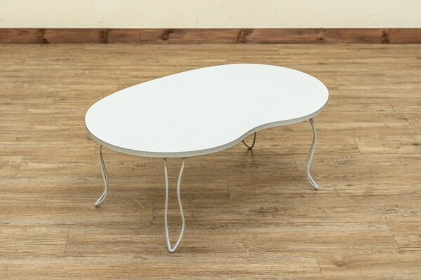 ビーンズテーブル ホワイト（WH） [完成品]