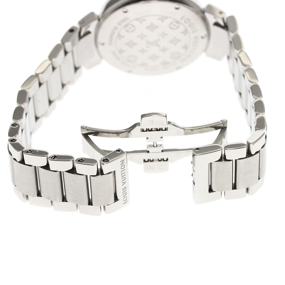 ルイ・ヴィトン LOUIS VUITTON Q13130 タンブール ホログラム デイト クォーツ レディース 良品 _898106【中古】