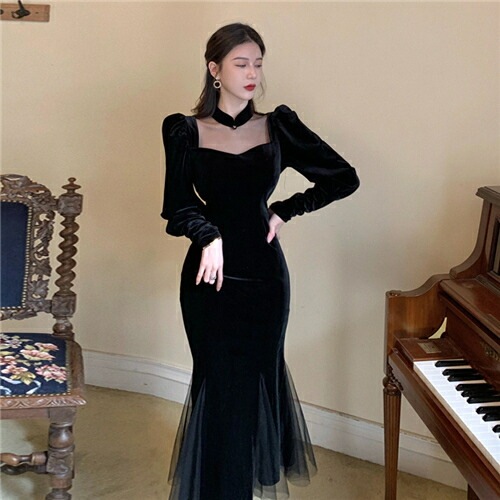 タイトワンピース ドレスワンピース 姫系 韓国 風 インポート きれいめ セクシー Vネック マーメイドスカート タイト 切り替え 着痩せ お呼ばれ ミディアム丈 上品 通勤 エレガン タイトワンピース ドレスワンピース 姫系 韓国 風 インポート きれいめ セクシー Vネック マーメイドスカート タイト 切り替え 着痩せ お呼ばれ ミディアム丈 上品 通勤 エレガン