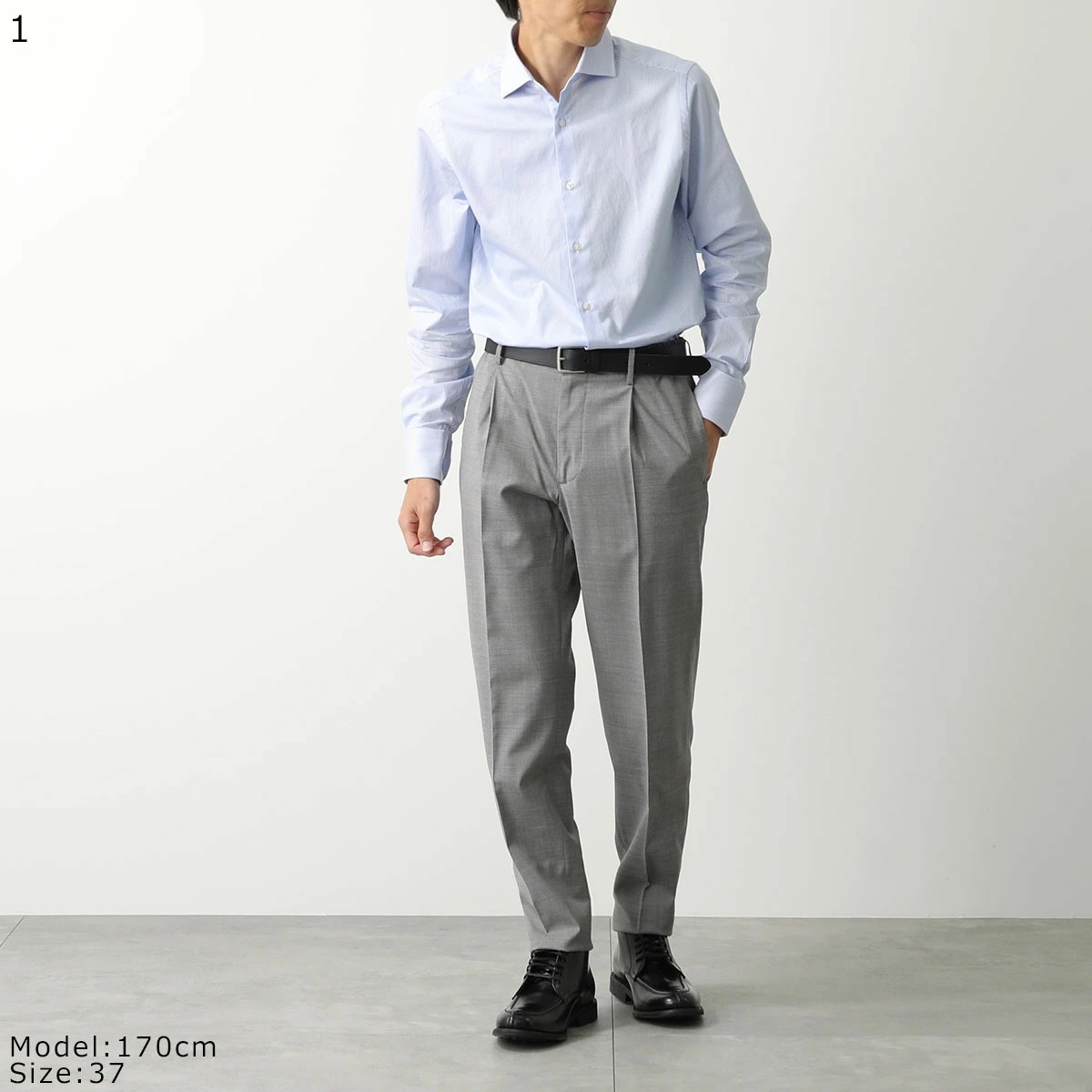 GUY ROVER ギローバー シャツ 3750V2530 542210 メンズ コットン セミワイドカラー ストライプ ワンポイント刺繍 長袖 カラー2色 【】 GUY ROVER ギローバー シャツ 3750V2530 542210 メンズ コットン セミワイドカラー ストライプ ワンポイント刺繍 長袖 カラー2色 【】