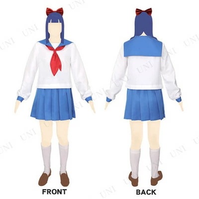 仮装 ポプテピピックコスチュームセット L 【 レディース キャラクター 衣装 アニメ 余興 ハロウィン 女性用 大人用 パーティーグッズ 】 仮装 ポプテピピックコスチュームセット L 【 レディース キャラクター 衣装 アニメ 余興 ハロウィン 女性用 大人用 パーティーグッズ 】
