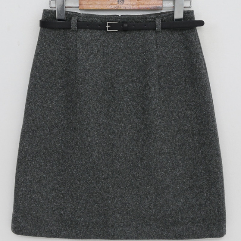 クリック&ファニー [ウール] フェルディル AラインスカートベルトSET [S, M]