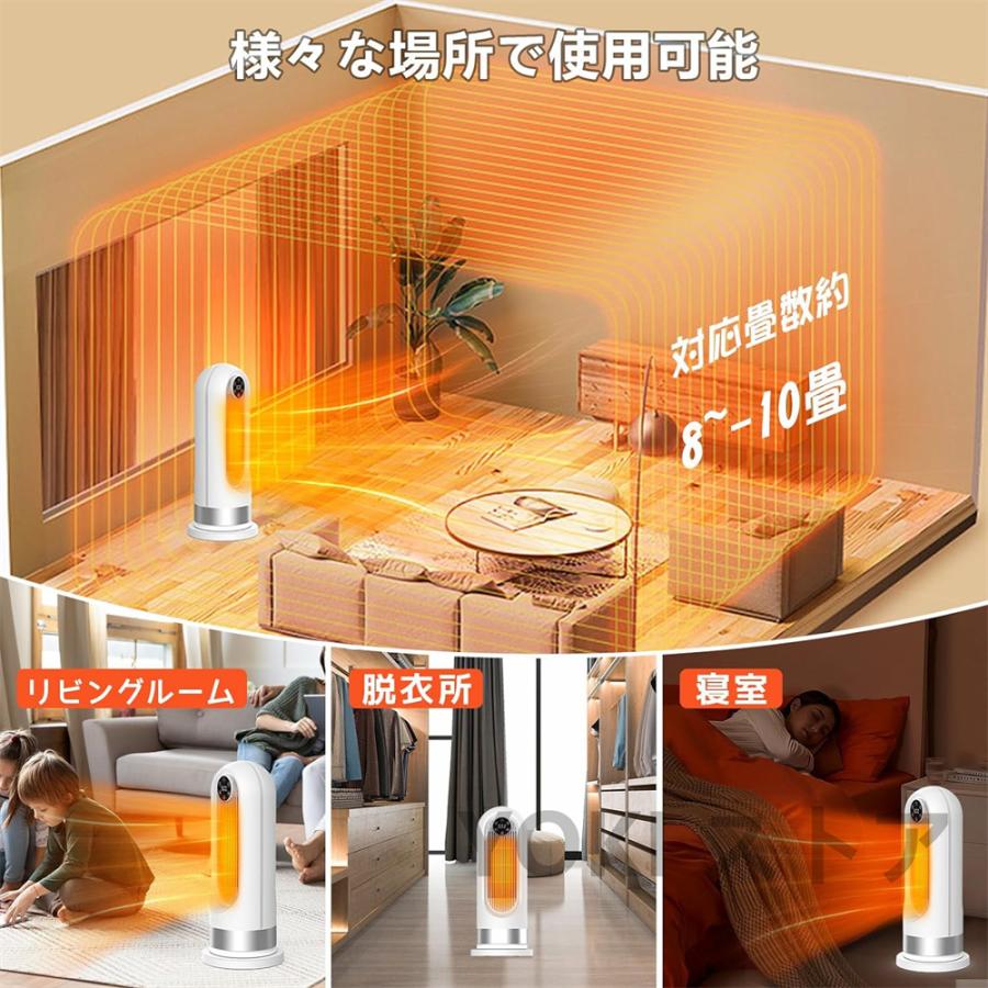 Amazon | ヒーター セラミックファンヒーター 小型 省エネ 速暖