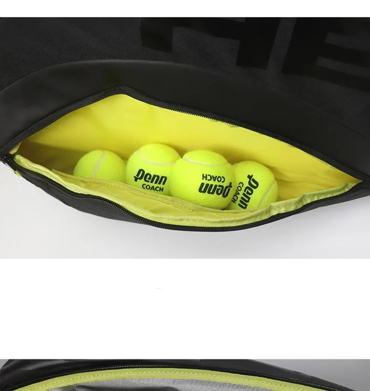 Tennis-男性と女性のための6パックテニスバッグ,荷物,大容量,荷物の販売,25周年記念の限定版