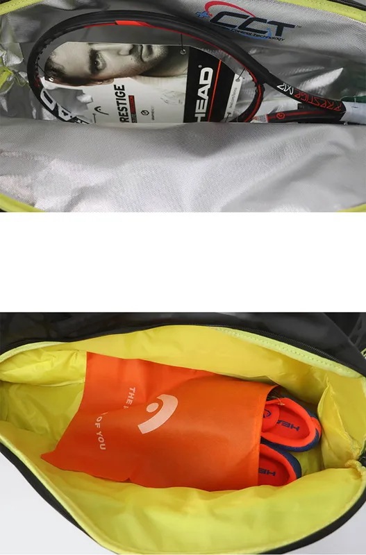 Tennis-男性と女性のための6パックテニスバッグ,荷物,大容量,荷物の販売,25周年記念の限定版