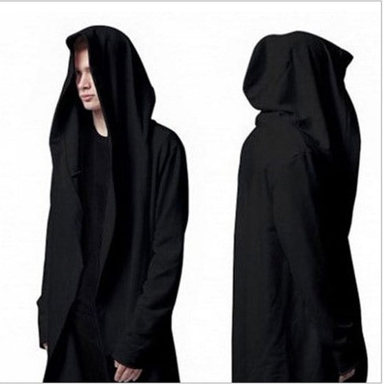 メンズカーディガンオーバーサイズメンズパーカーブラック&グレー5XL メンズカーディガンオーバーサイズメンズパーカーブラック&グレー5XL