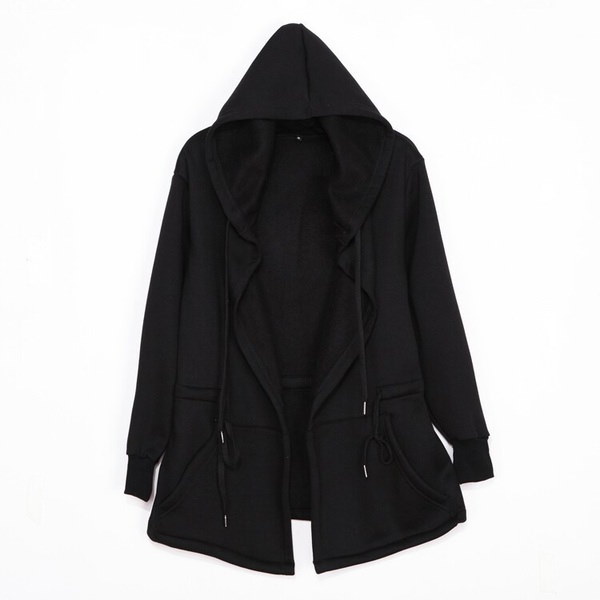 メンズカーディガンオーバーサイズメンズパーカーブラック&グレー5XL メンズカーディガンオーバーサイズメンズパーカーブラック&グレー5XL