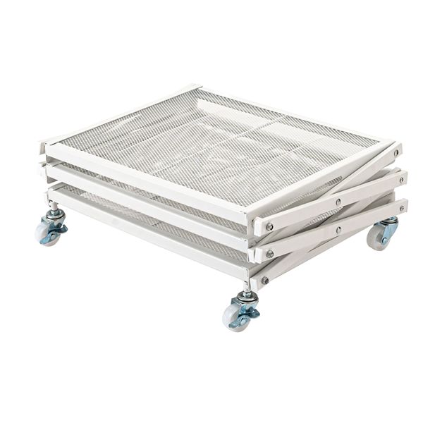 フォールディングラック ホワイト (約W45×D34×H53/66cm) 完成品 フォールディングラック ホワイト (約W45×D34×H53/66cm) 完成品