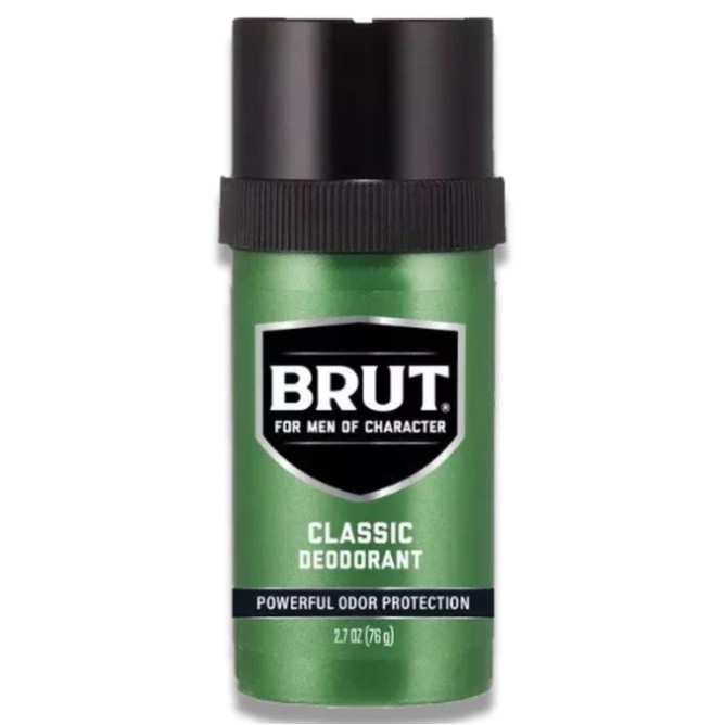 BRUT - Deodorant Round Stick, Classic - 2.7 Oz - 12 Pack