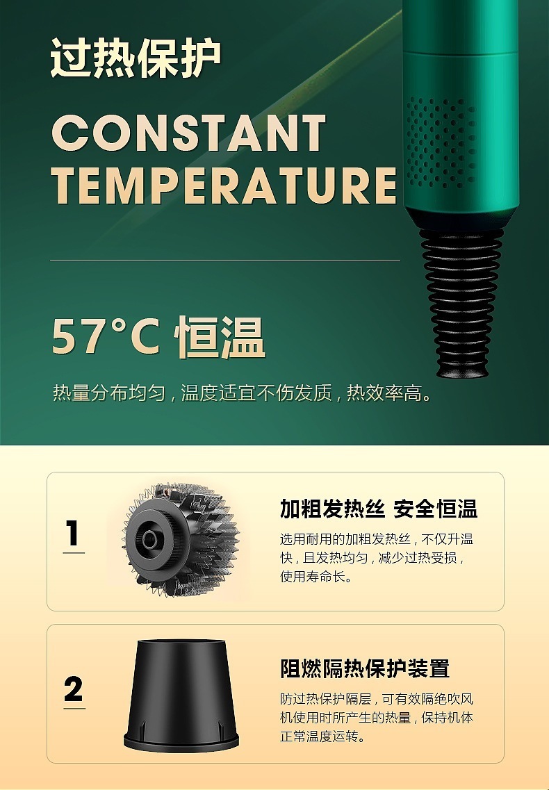 ヘアドライヤー 大風量 速乾 三段階温度調整 220V マイナスイオン