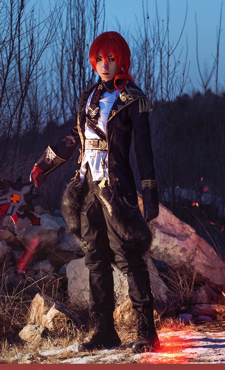 ディルック 原神 コスプレ 衣装 コスチューム ハロウィン 変装服 仮装