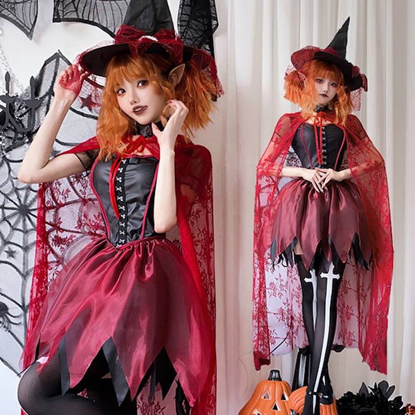 Amazon.co.jp: [JUNDOMECY] 魔女 コスプレ セクシー 黒