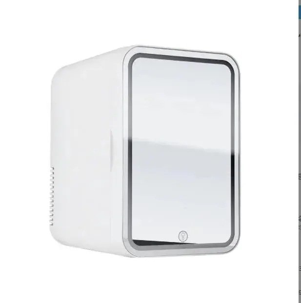 ミニ専用冷蔵庫 化粧ミラ付き 6L 8L 小型　化粧品をしっかり保管 スキンケア