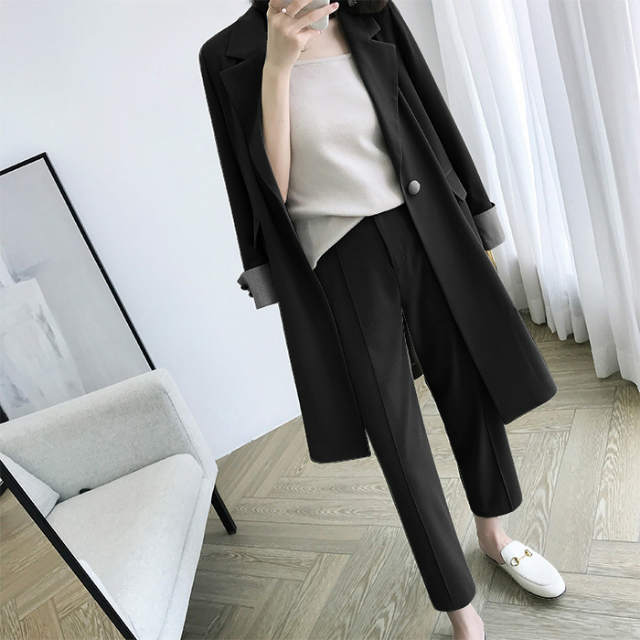 フォーマル ロング丈ジャケット パンツ レディース服 2点セット いはもちろ Balochistan Gov Pk