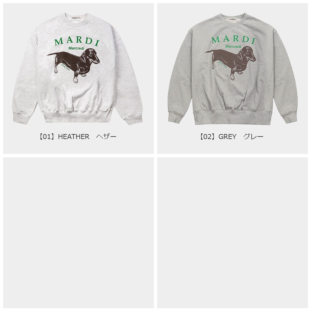 SWEATSHIRT DDANJI 長袖 レディース 韓国 ファッション アパレル