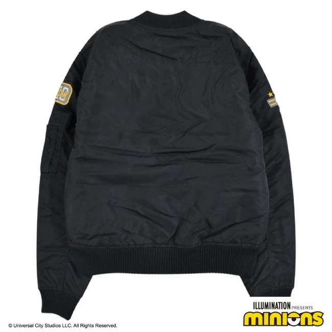 ミニオン MA-1 ジャケット アウター 春秋冬 ミニオンズ ワッペン ミニオン MA-1 ジャケット アウター 春秋冬 ミニオンズ ワッペン
